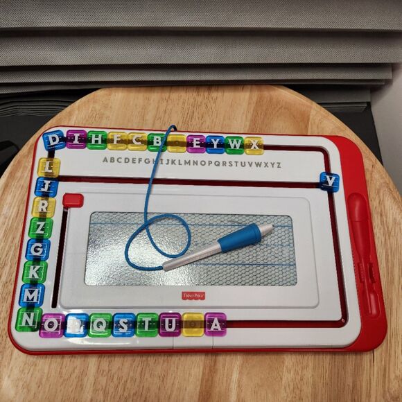 Fisher-Price Learn-to-Write Board – ABC Practice Pad, Erasable Surface - Picture 3 of 5